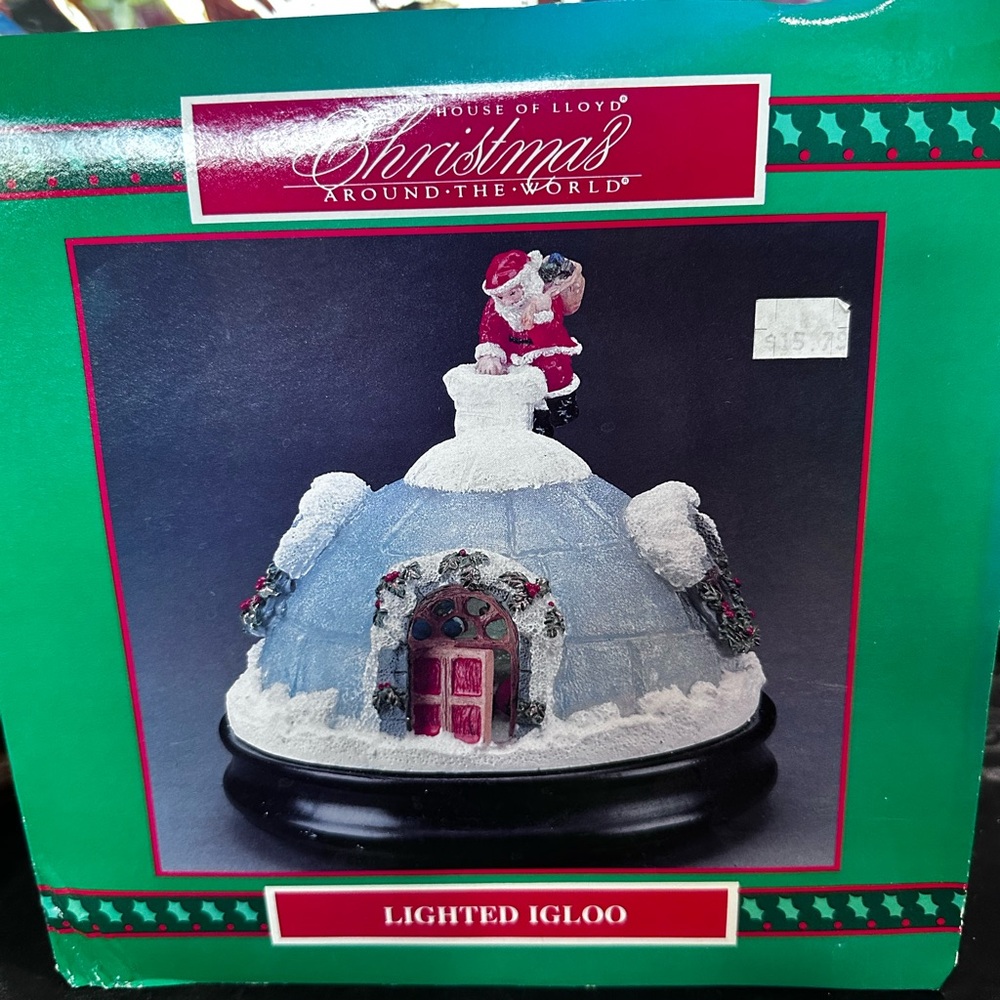House of Llyod - Christmas Around the world - Lighted Igloo NIB - Picture 6 of 7